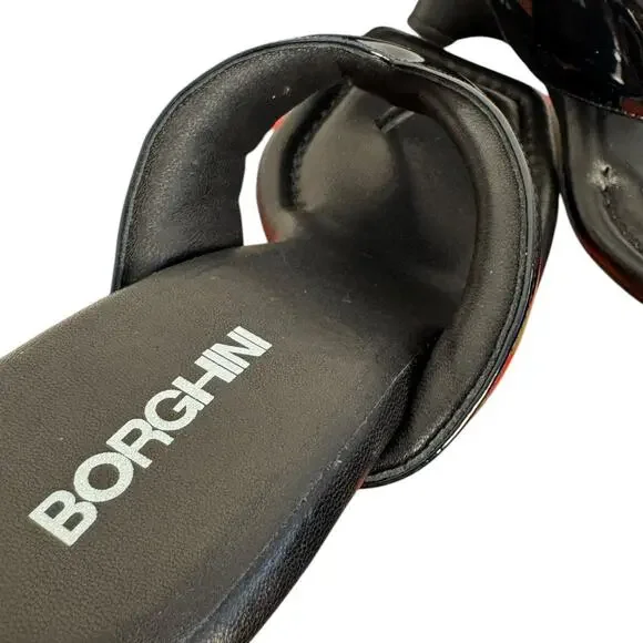 NWT Gia Borghini Gia 6 Leather Thong Sandal Kitten Heels - Picture 6 of 12